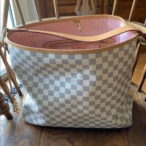 Louis Vuitton Damier Ebene shoulder tote MM